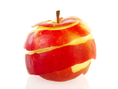 Skórki jabłkowe suszone